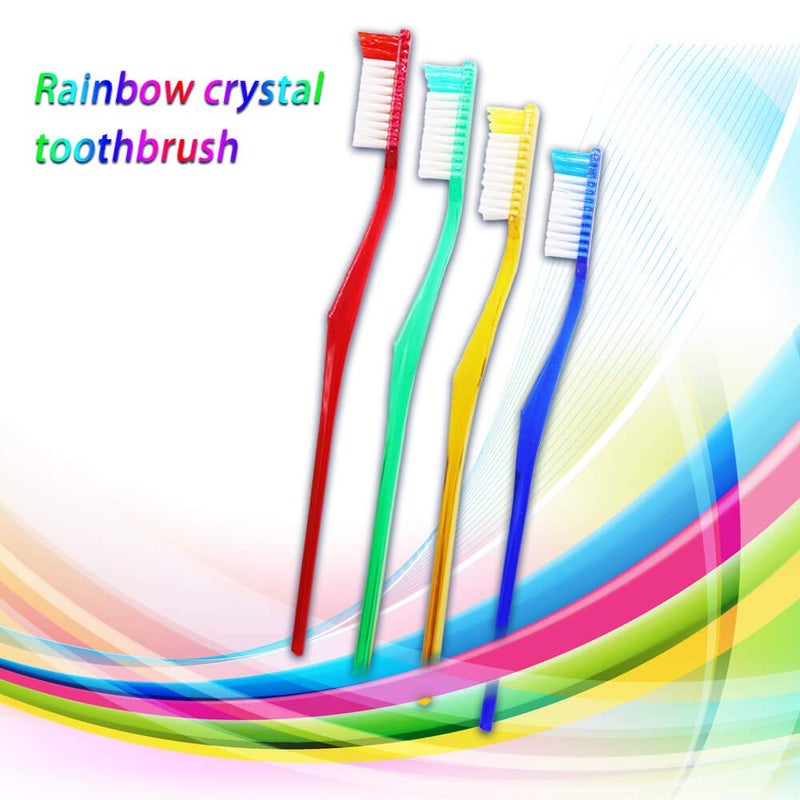 DR PERFECT Adult Smokerâ€™s Toothbrushes Firm Toothbrush Super Hard Bristles for Teeth Whitening Pack of 4 - Image 3